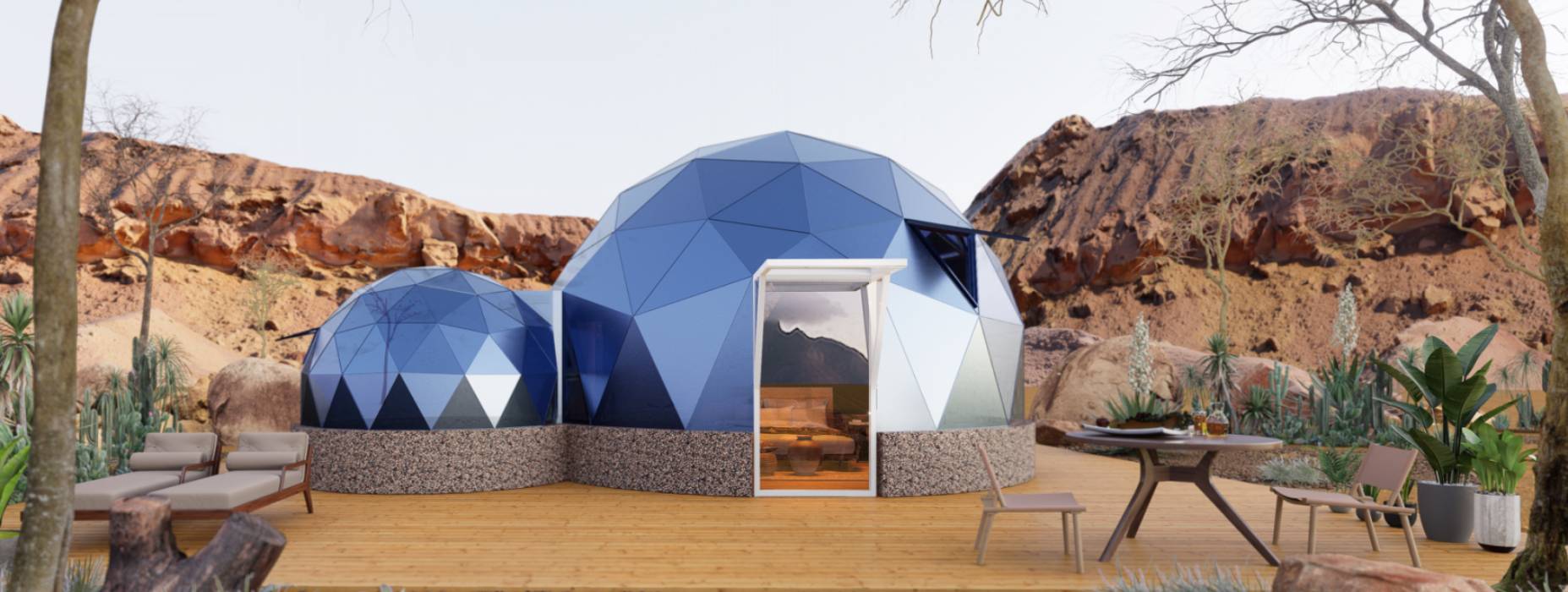 鼎城区球形智能光伏玻璃星空房